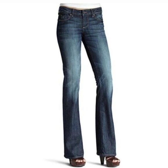 PAIGE Hollywood Hills Classic Rise Bootcut Jeans Size 27 - Picture 1 of 9